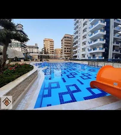 Yekta Tradecenter Residenz Balkon Mit Meeres Blick Аланія
